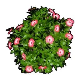Faux Flowering Bush A