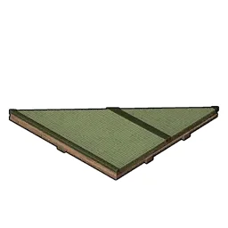 Japanese-Style Triangular Roof A