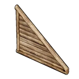 Wooden Triangular Wall